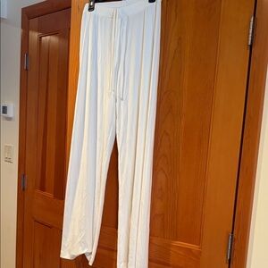 SKIMS Women's White Pajama Pants